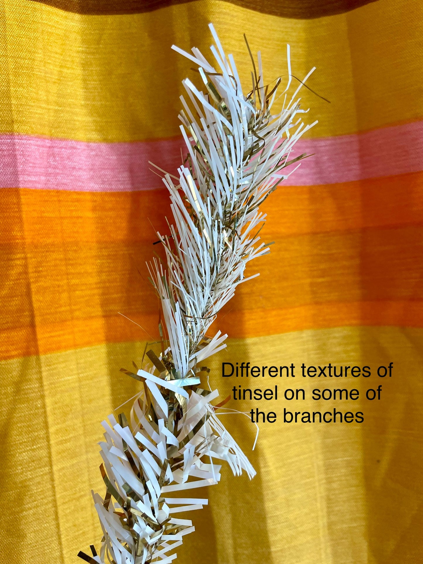 Beadhead - MCM 6 foot Vintage Christmas tree - retro aluminum tinsel xmas tree