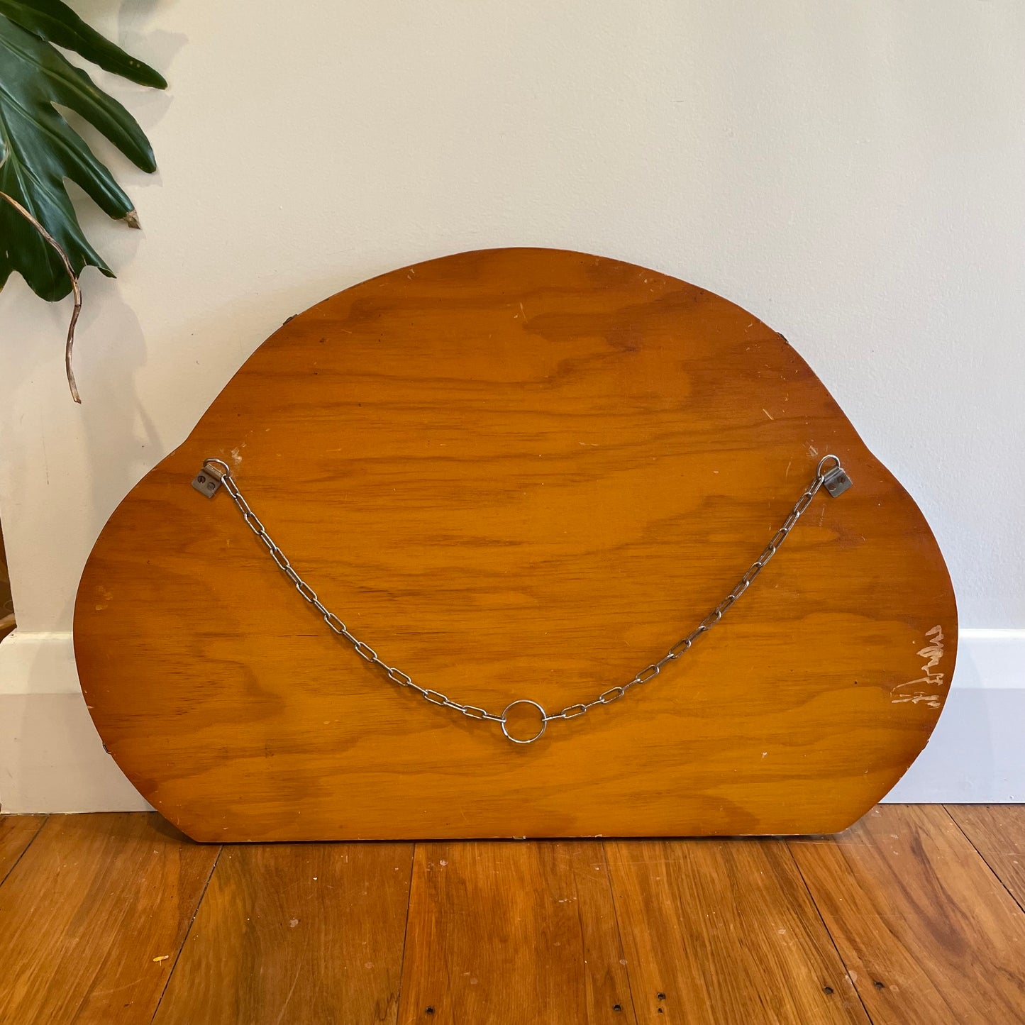 Cloud 9 - Art Deco mirror with scalloped beveled edges cloud shape