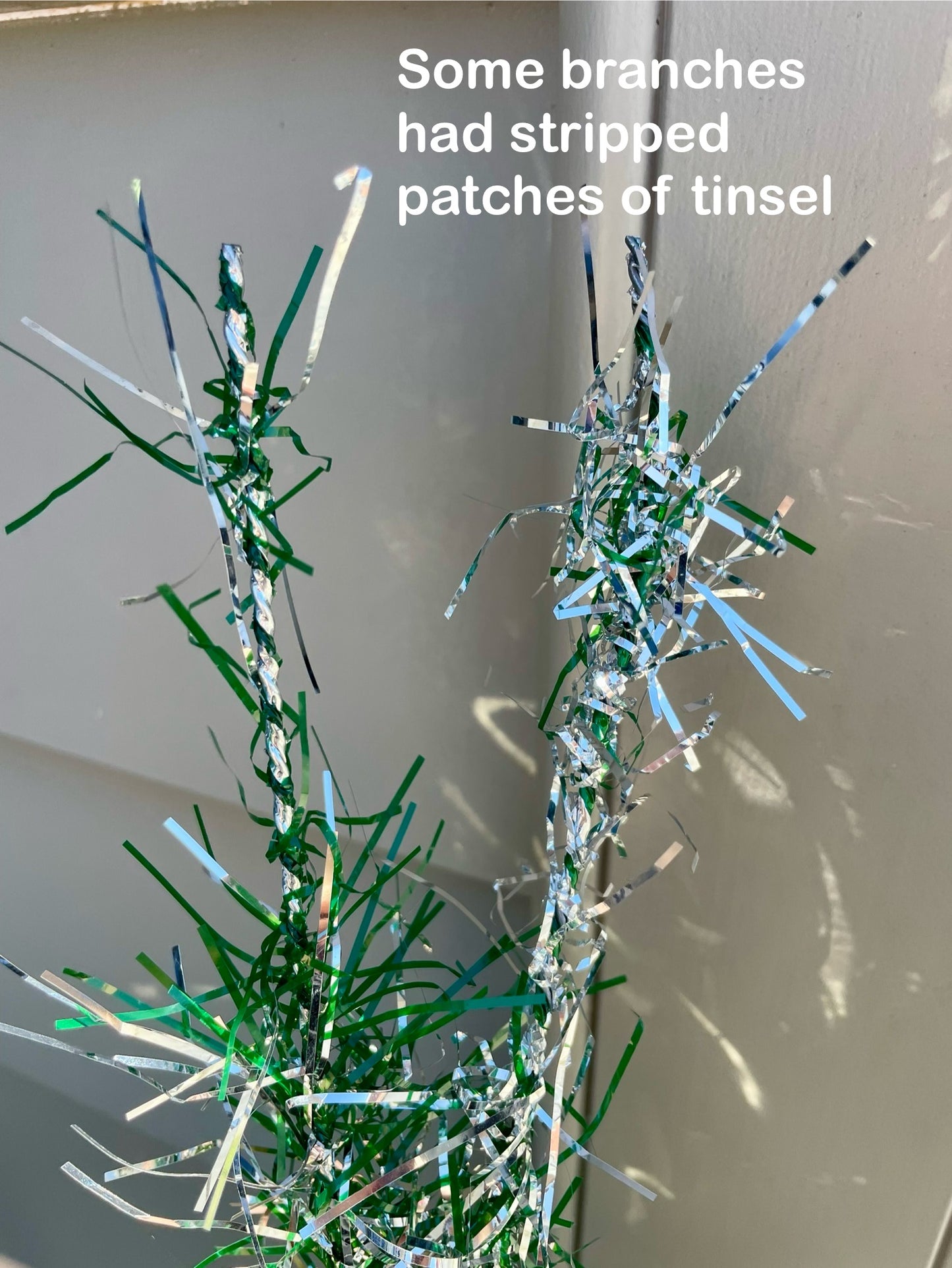 Good Vibes Tree - Authentic atomic aluminum Christmas tree / vintage tinsel tree