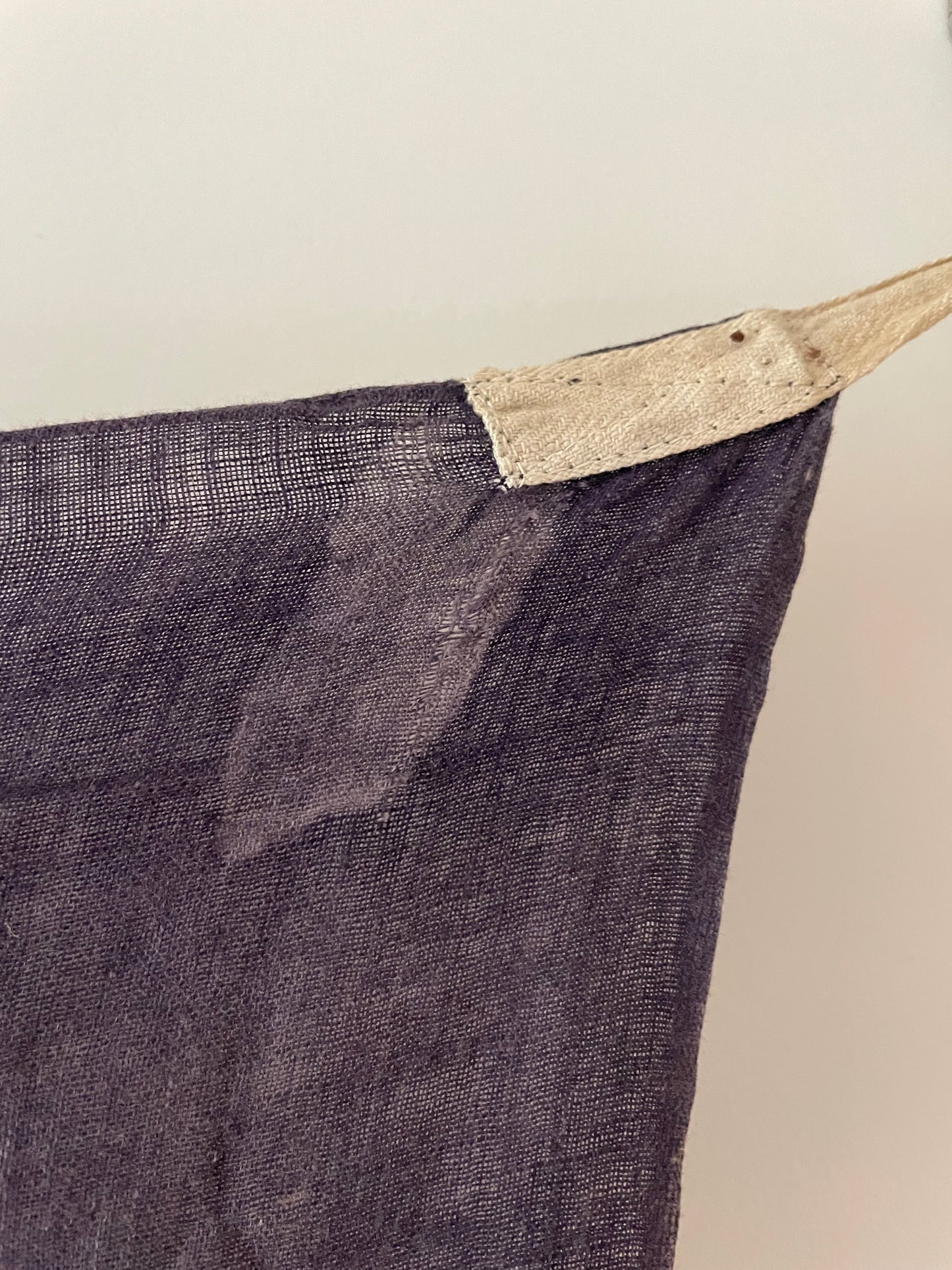 Vintage South African flag - antique printed cotton flag