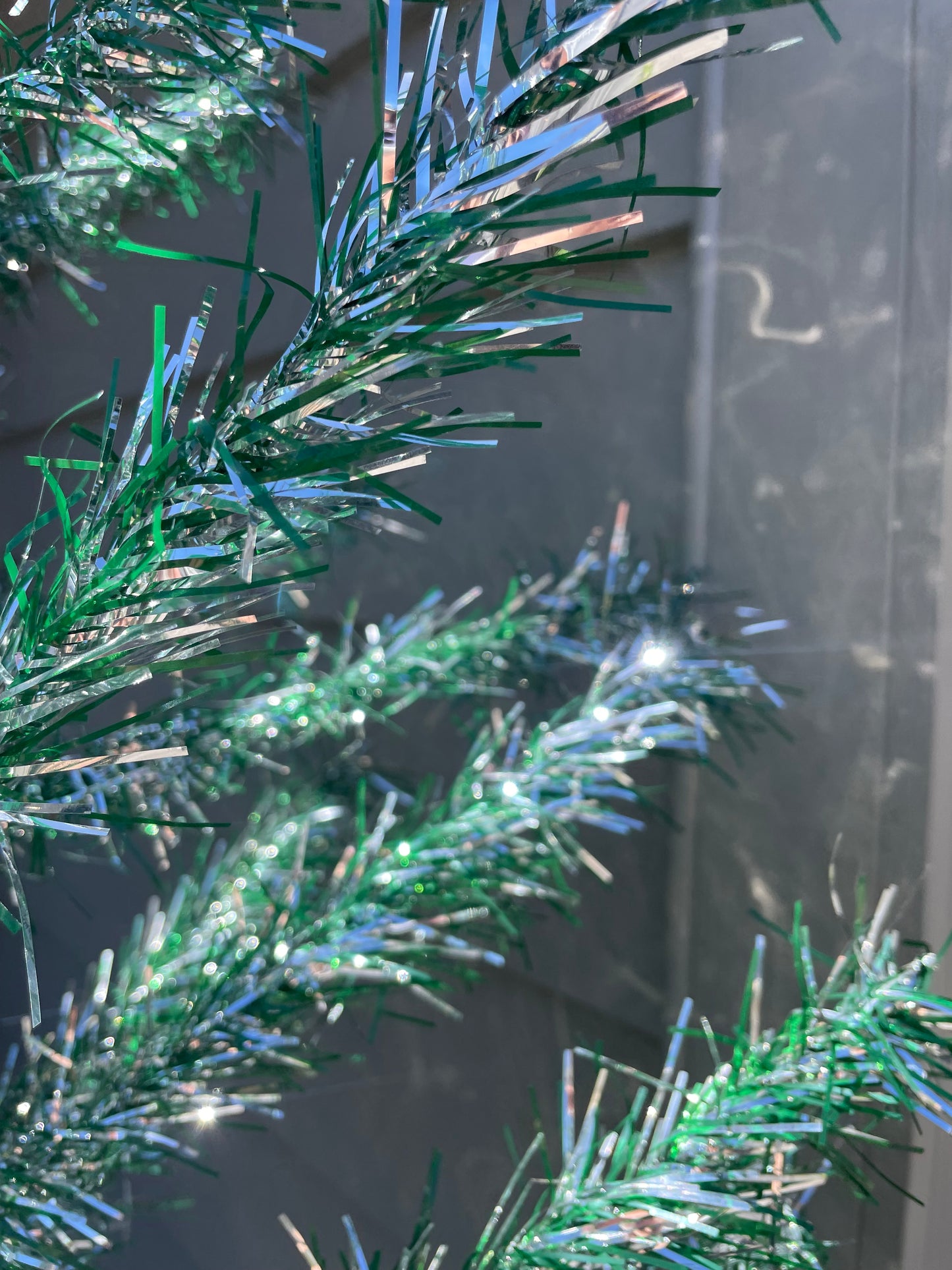 Good Vibes Tree - Authentic atomic aluminum Christmas tree / vintage tinsel tree