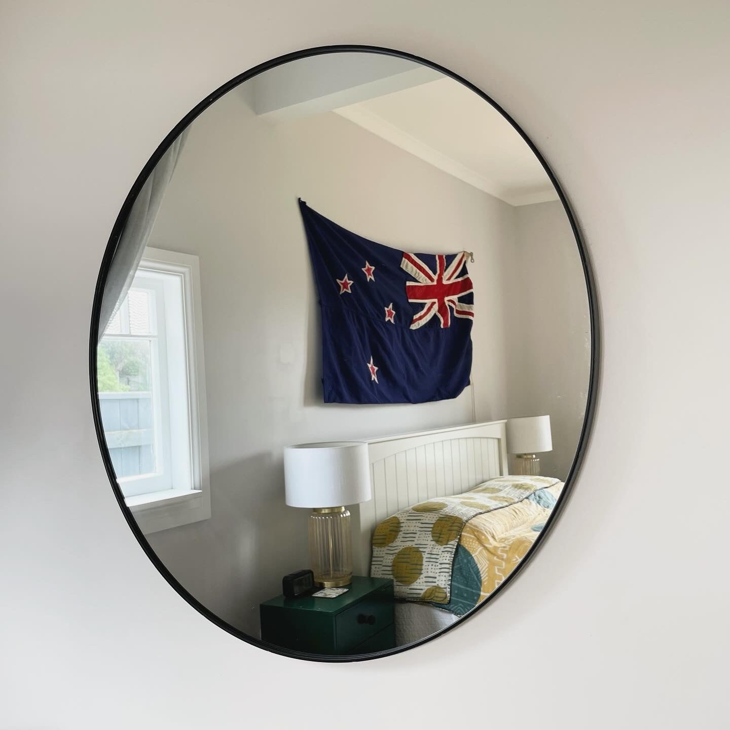 New Zealand flag - large wool stitched vintage flag