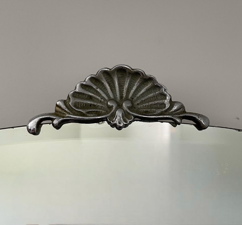 Mermaid Crown - Antique Art Nouveau decorative mirror topper