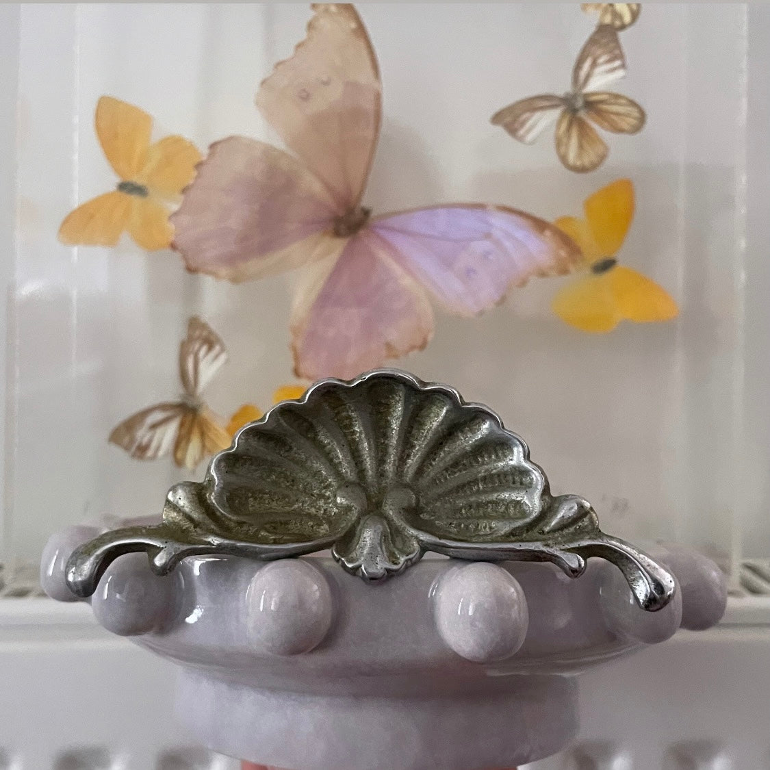 Mermaid Crown - Antique Art Nouveau decorative mirror topper