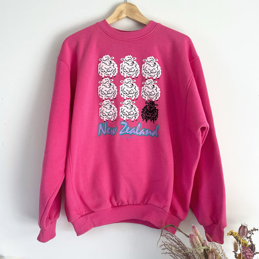 Black Sheep of the Family - vintage New Zealand T&Ski sweatshirt with sheep