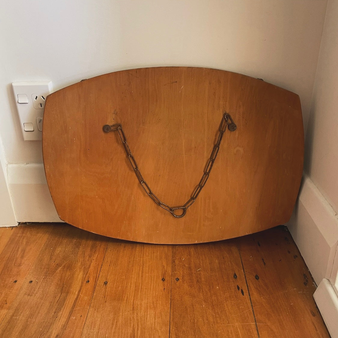 Retro mirror with beveled edges - vintage bathroom vanity mirror