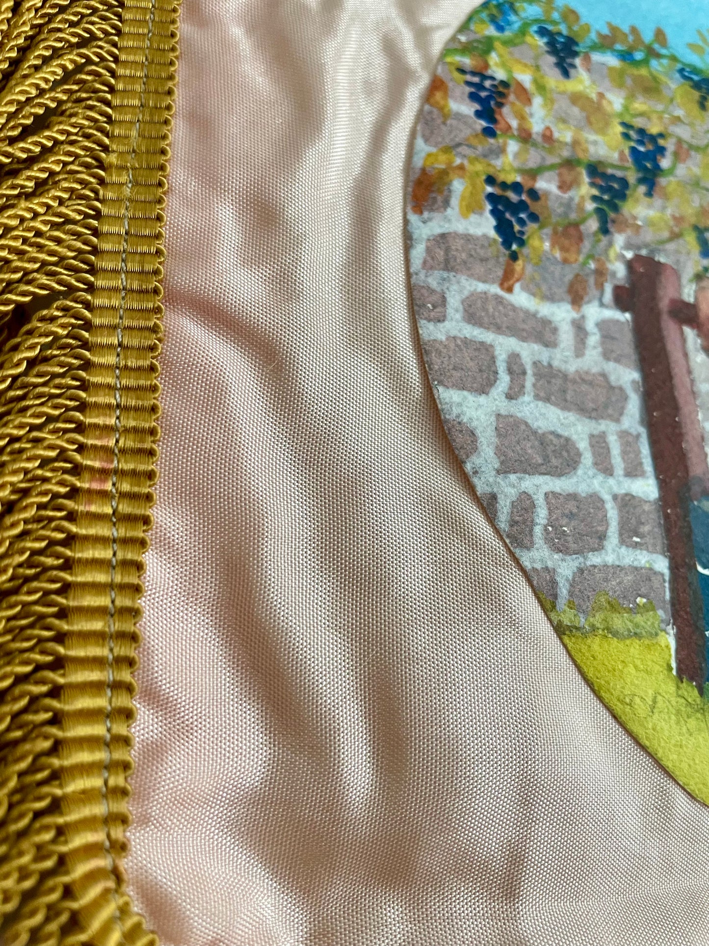 Antique Masonic banners of the 12 Tribes of Israel - Royal Arch Free Mason / Oddfellows / IOOF silk hand painted hanging