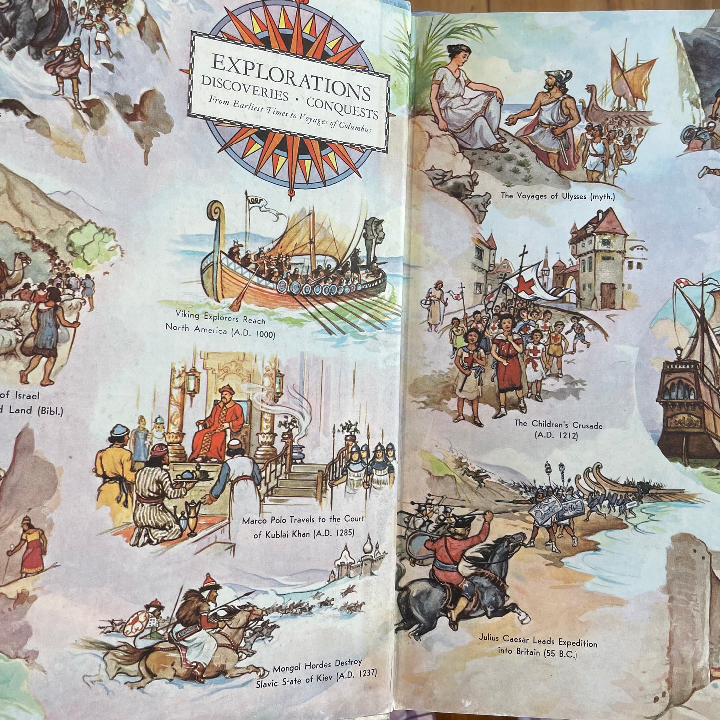 Large, colorful 1962 World Atlas / coffee table book