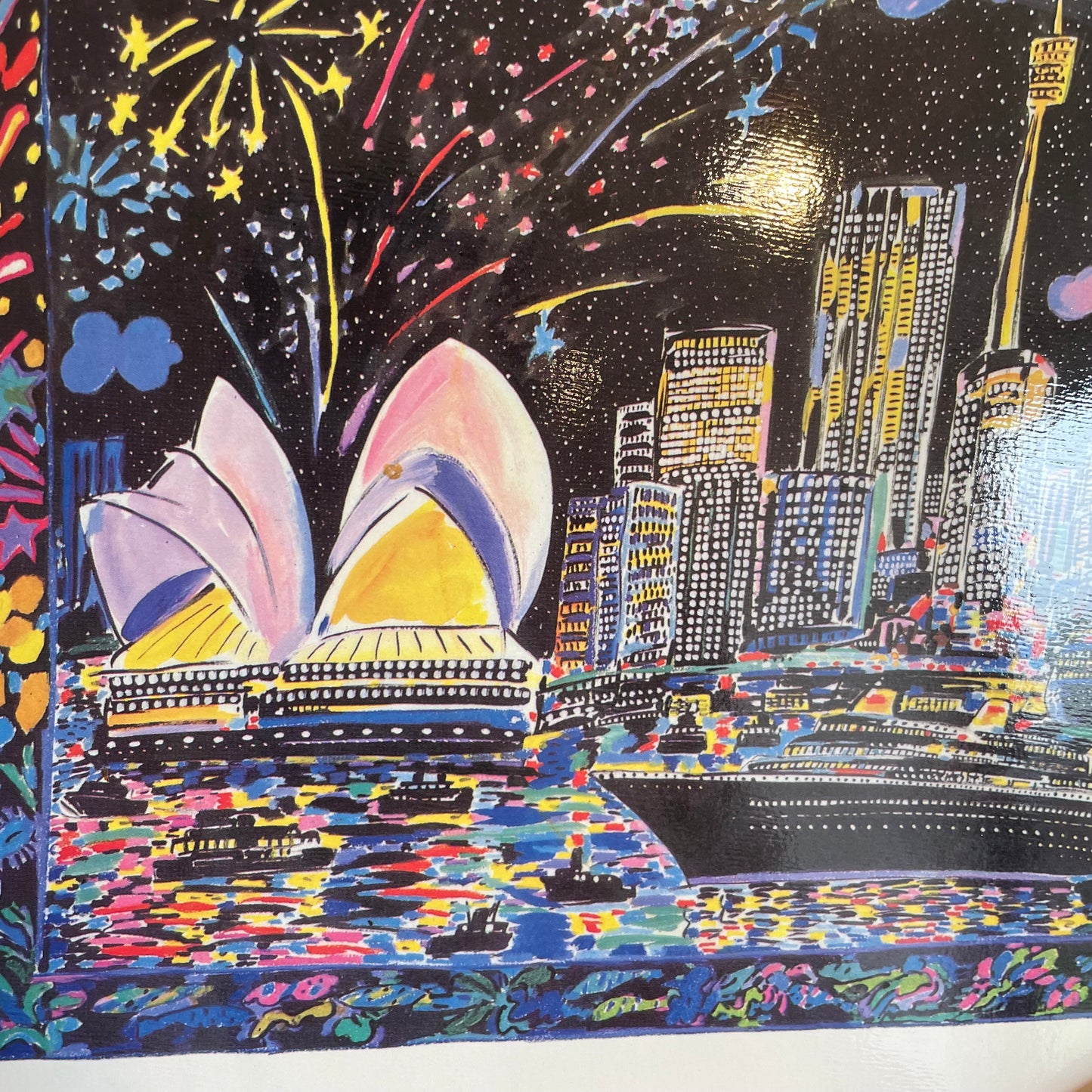 Set of 6 Ken Done Sydney Night placemats in original box