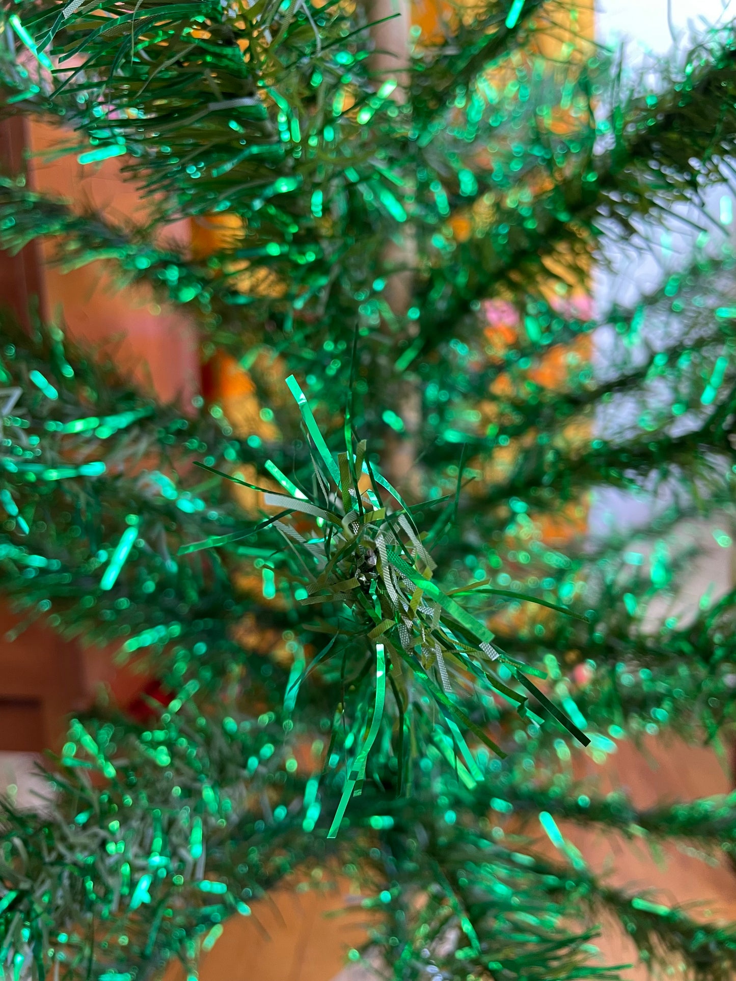 Christmas on the Bayou - retro MCM aluminum Christmas tree / tinsel xmas tree