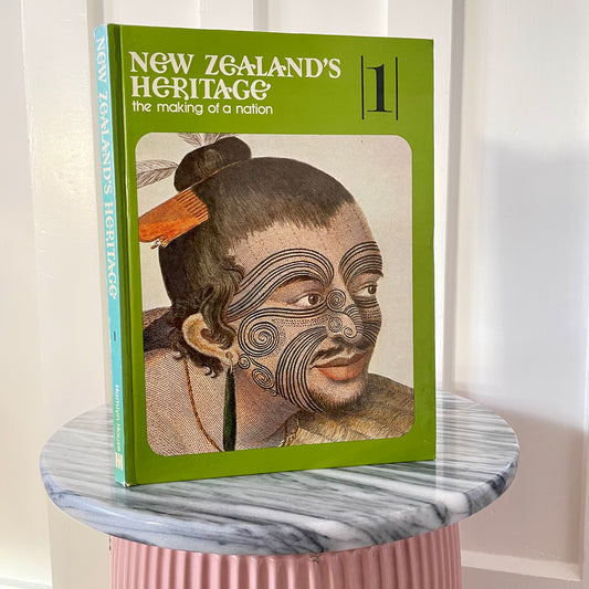 1976 vintage “New Zealand’s heritage- the making of a nation” book no. 1 - NZ coffee table book