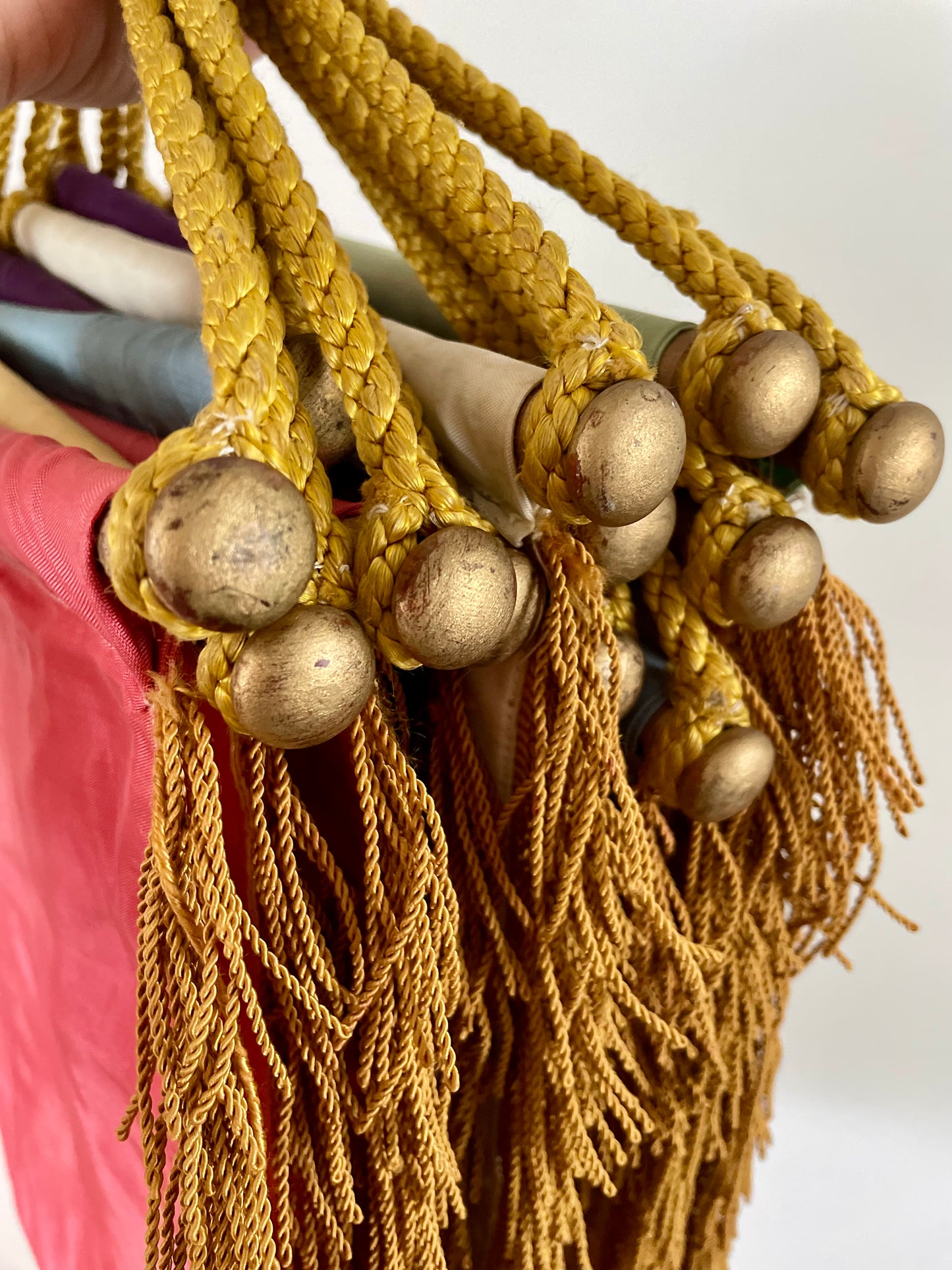 Antique Masonic banners of the 12 Tribes of Israel - Royal Arch Free Mason / Oddfellows / IOOF silk hand painted hanging