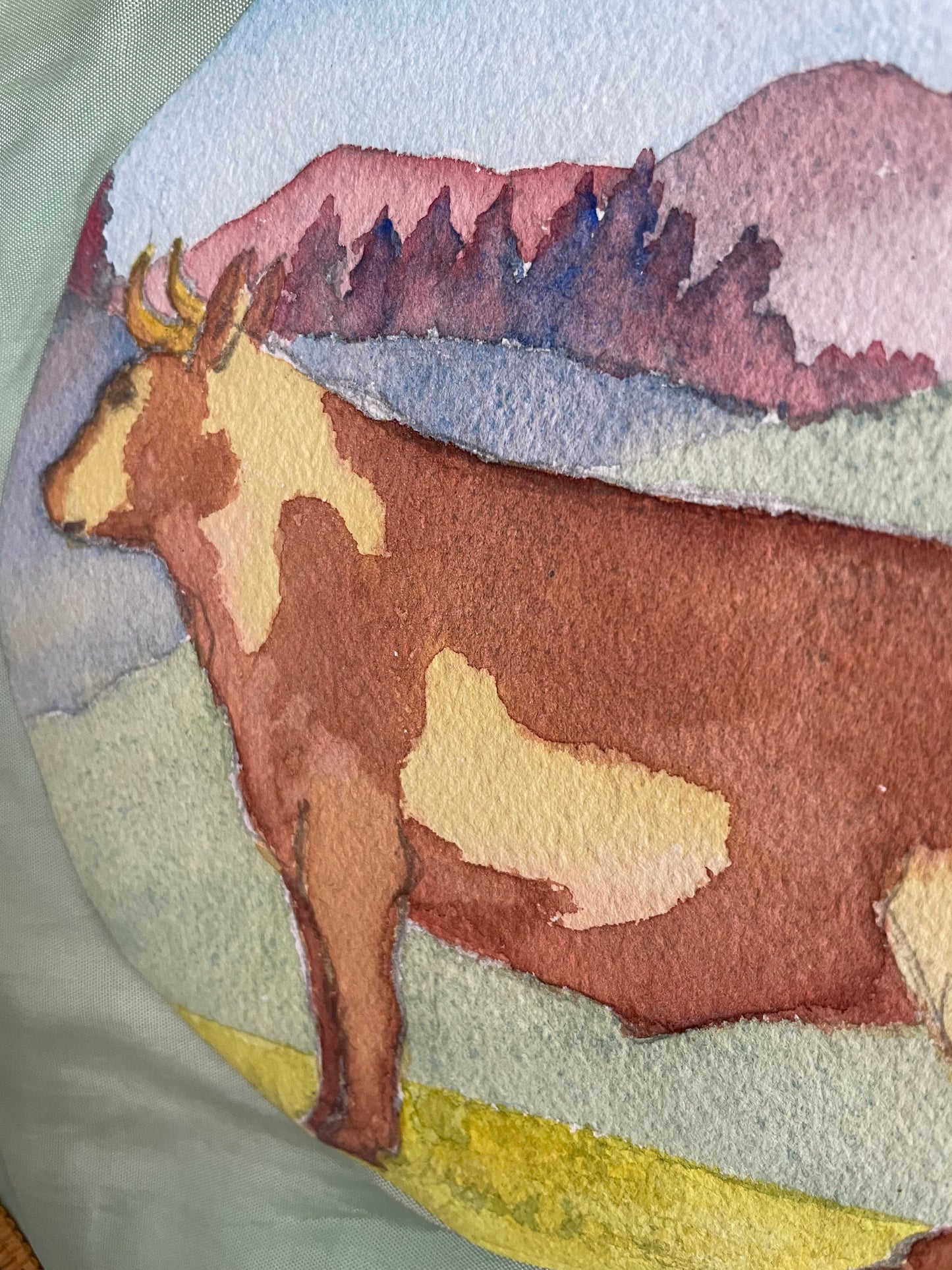 Antique Masonic banners of the 12 Tribes of Israel - Royal Arch Free Mason / Oddfellows / IOOF silk hand painted hanging