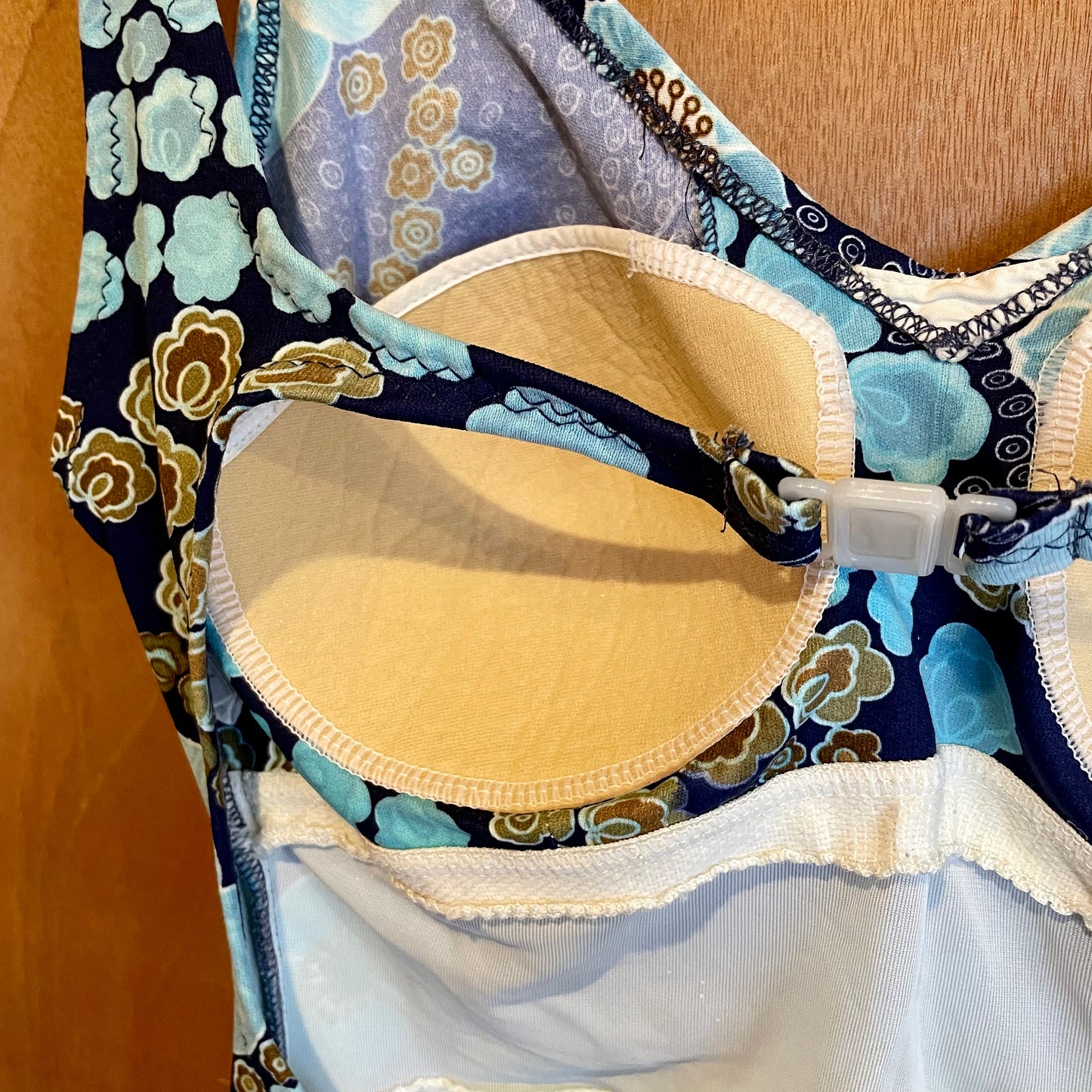 Vintage blue Peter Pan swimsuit made in New Zealand