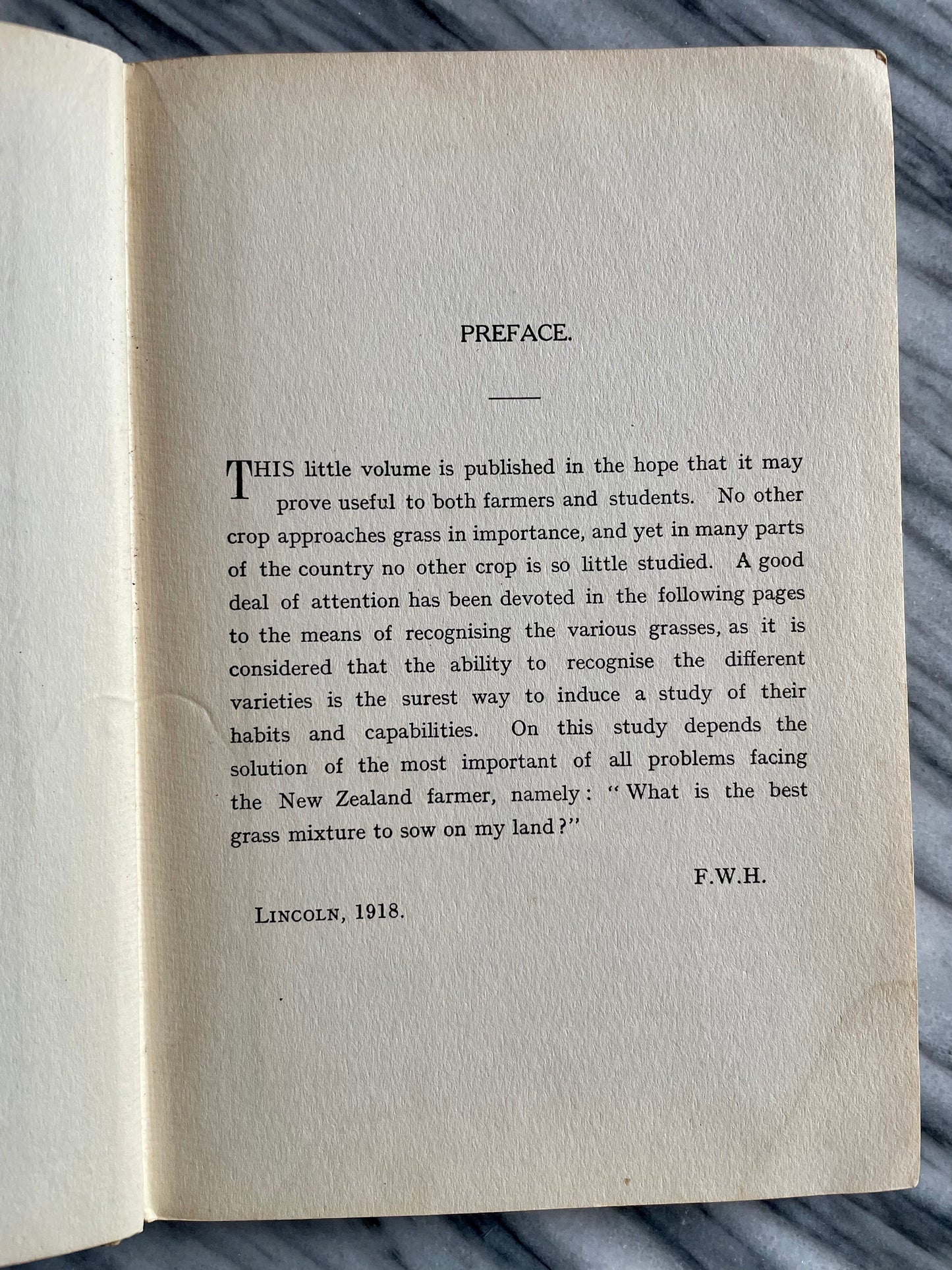 Second edition 1923 Pasture Plants & Pastures of New Zealand book