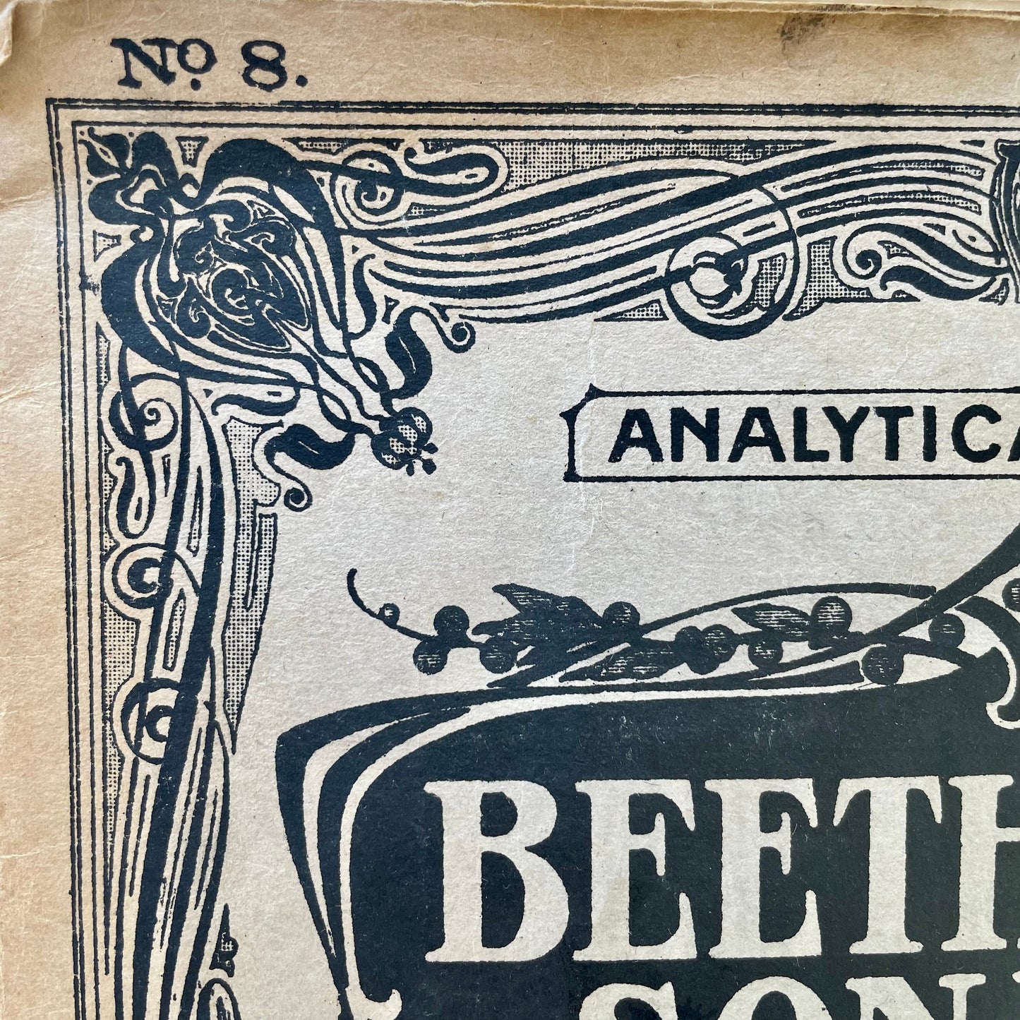 Antique sheet music - Beethovens Sonatas for Pianoforte - signed 1929 from New Zealand