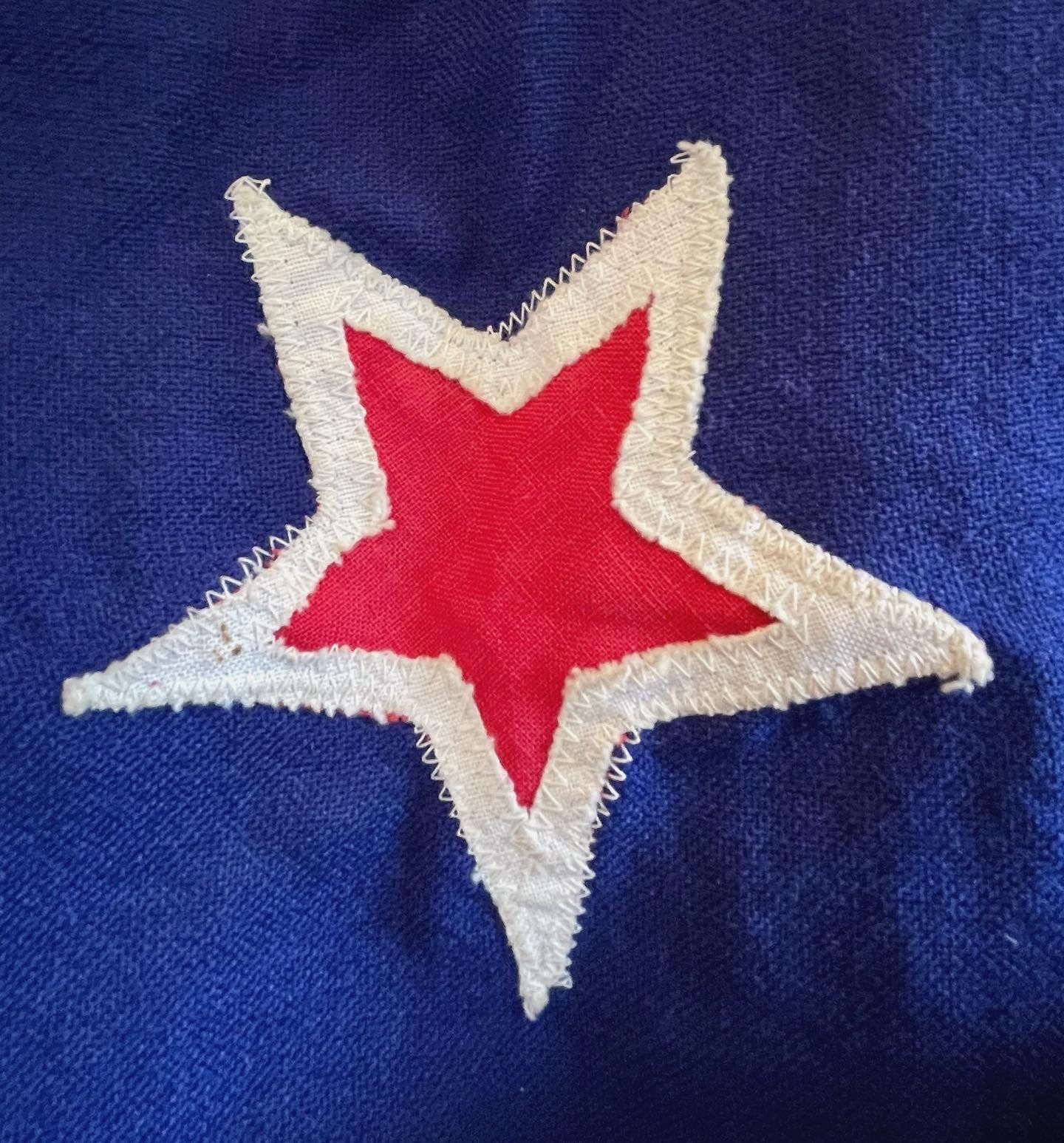Vintage New Zealand flag - wool stitched antique flag