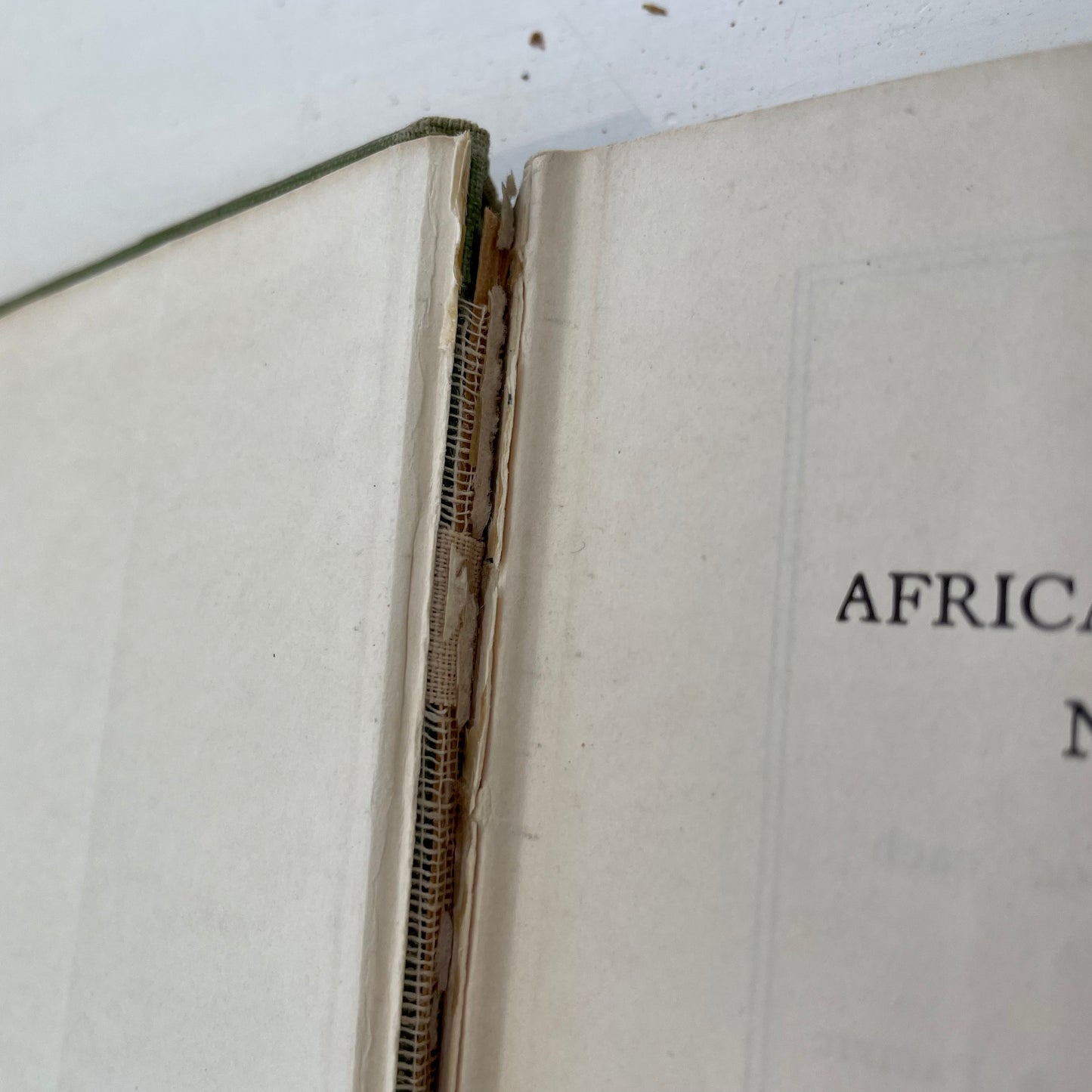 Vintage Africa, Australia and New Zealand book - vintage geography book