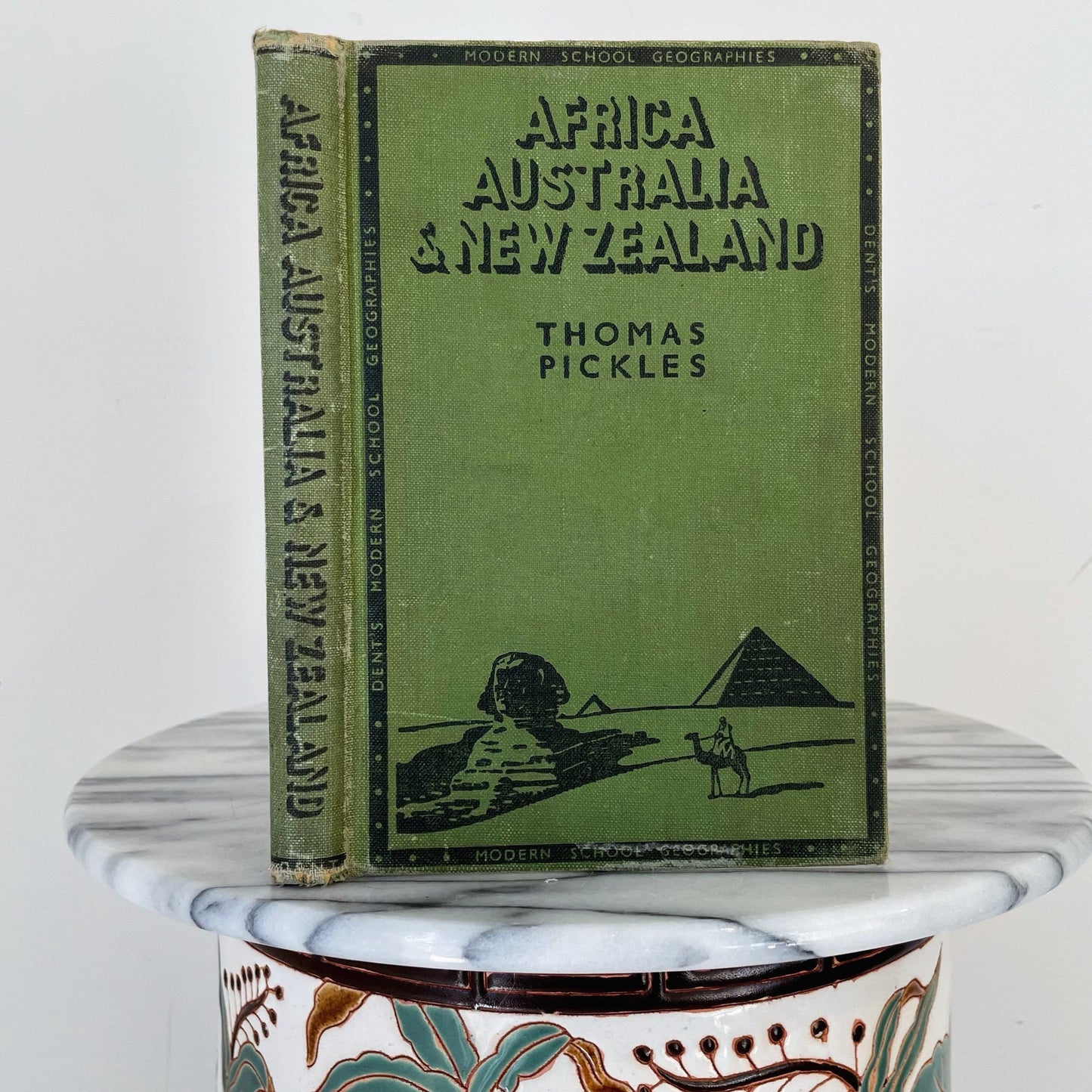 Vintage Africa, Australia and New Zealand book - vintage geography book