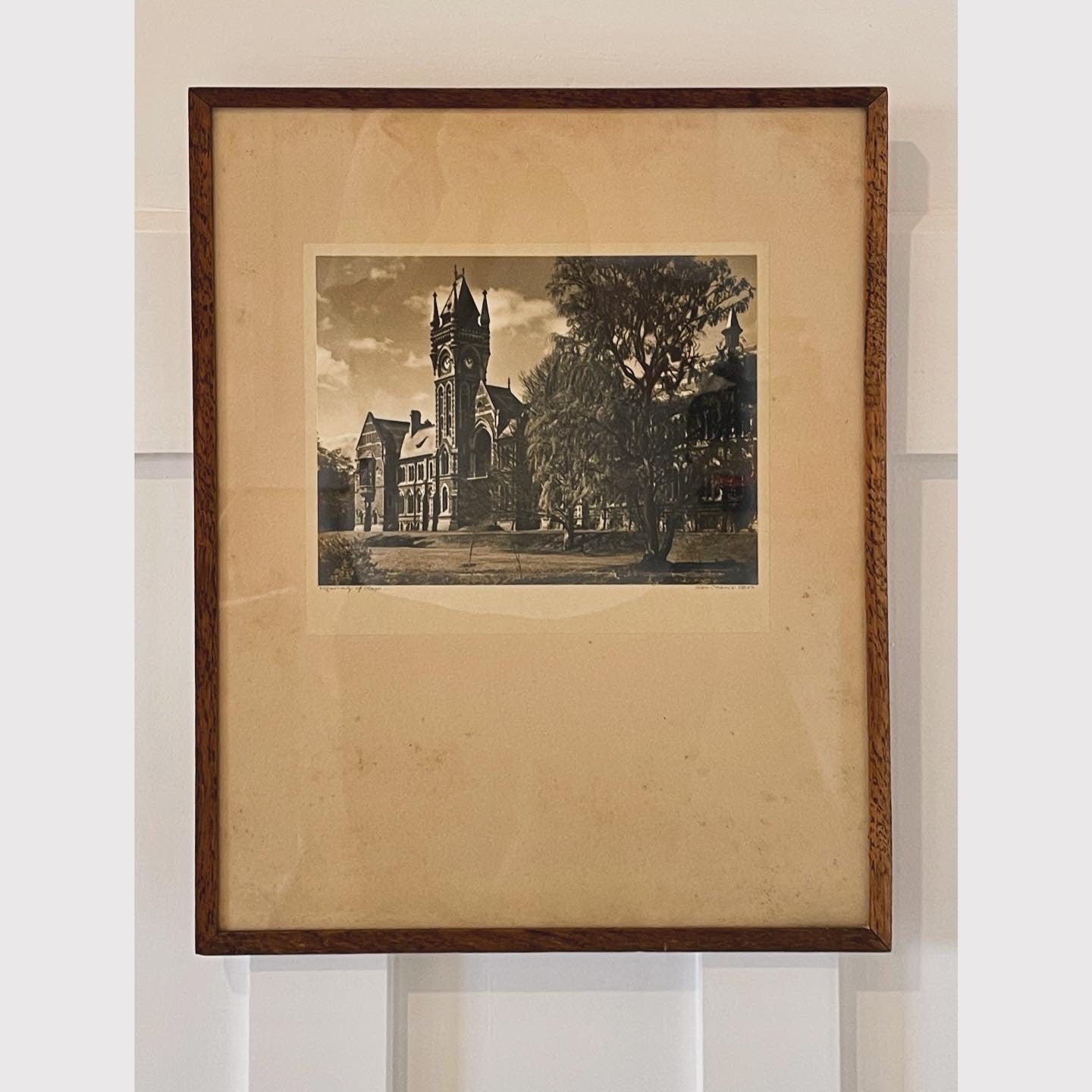 University of Otago photograph print by Chance George - vintage New Zealand photography