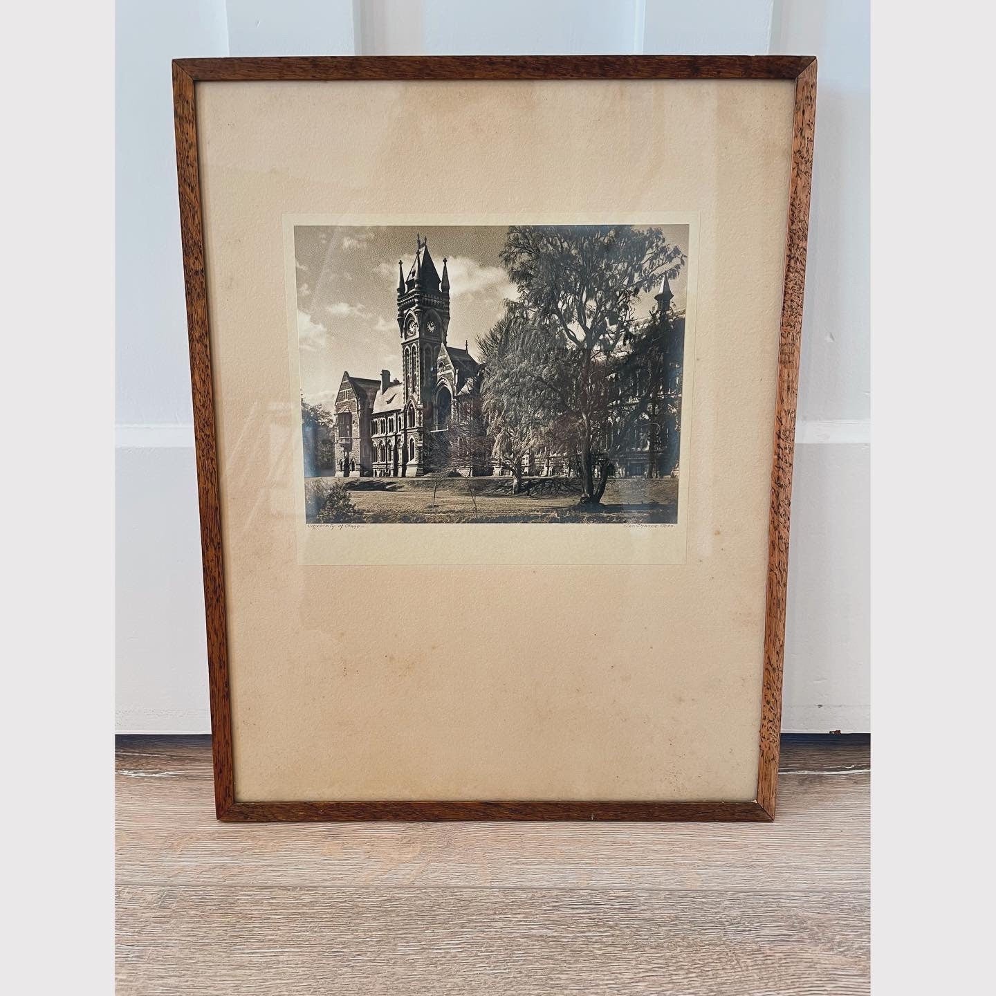 University of Otago photograph print by Chance George - vintage New Zealand photography